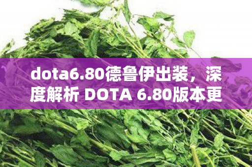 dota6.80德鲁伊出装，深度解析 DOTA 6.80版本更新内容及其影响
