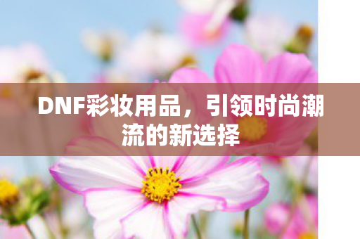 DNF彩妆用品，引领时尚潮流的新选择