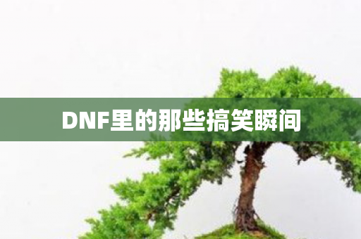 DNF里的那些搞笑瞬间