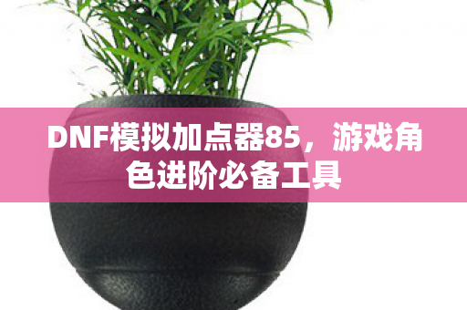 DNF模拟加点器85，游戏角色进阶必备工具