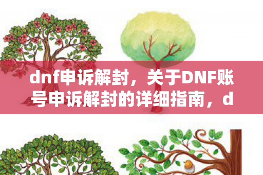 dnf申诉解封，关于DNF账号申诉解封的详细指南，dnf申诉解封网站