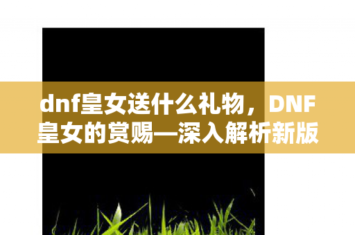 dnf皇女送什么礼物,DNF皇女的赏赐—深入解析新版本的福利与机遇 dnf皇女送什么礼物,DNF皇女的赏赐—深入解析新版本的福利与机遇