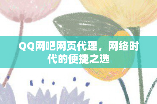 QQ网吧网页代理，网络时代的便捷之选