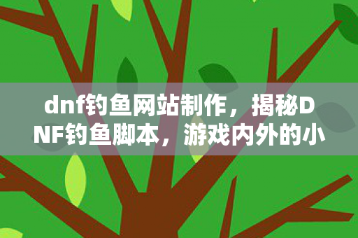 dnf钓鱼网站制作，揭秘DNF钓鱼脚本，游戏内外的小秘密