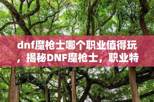 dnf魔枪士哪个职业值得玩，揭秘DNF魔枪士，职业特色与攻略心得分享