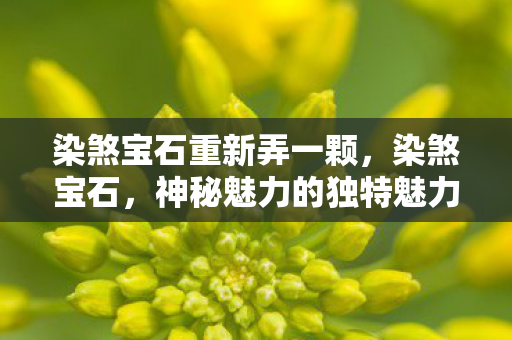 染煞宝石重新弄一颗，染煞宝石，神秘魅力的独特魅力与珍贵价值揭秘