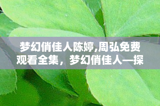 梦幻俏佳人陈婷,周弘免费观看全集，梦幻俏佳人—探寻现代女性的多重魅力与风采