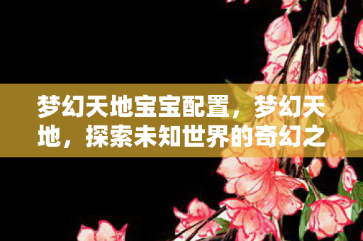 梦幻天地宝宝配置，梦幻天地，探索未知世界的奇幻之旅