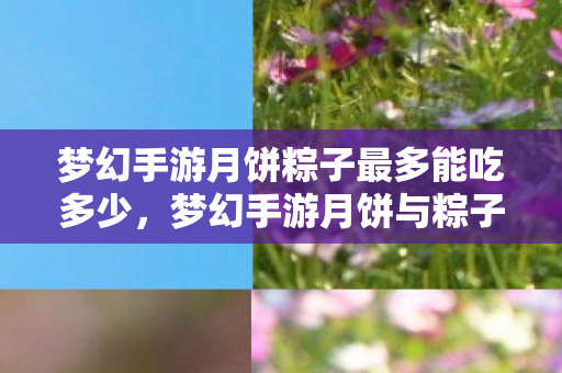 梦幻手游月饼粽子最多能吃多少，梦幻手游月饼与粽子，游戏内外的节日盛宴