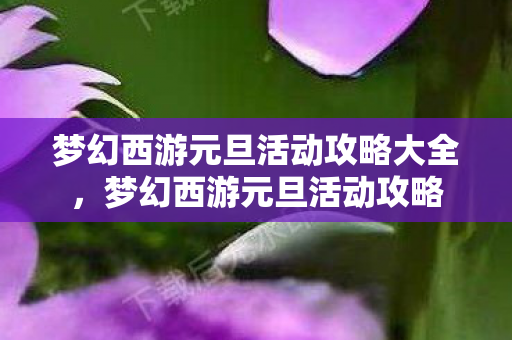 梦幻西游元旦活动攻略大全，梦幻西游元旦活动攻略