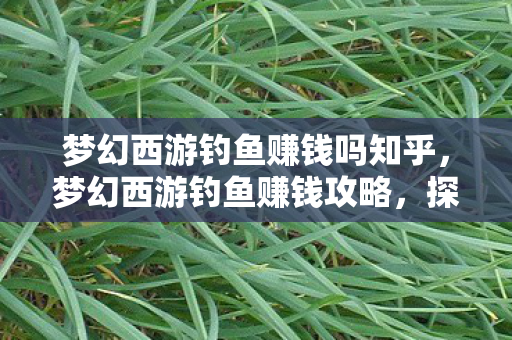 梦幻西游钓鱼赚钱吗知乎，梦幻西游钓鱼赚钱攻略，探索游戏中的财富之路