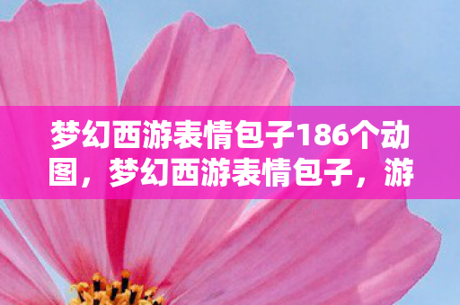 梦幻西游表情包子186个动图，梦幻西游表情包子，游戏内外的欢乐符号