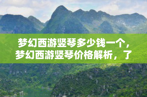 梦幻西游竖琴多少钱一个，梦幻西游竖琴价格解析，了解梦幻货币与真实价格的交汇点