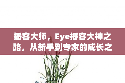 播客大师，Eye播客大神之路，从新手到专家的成长之旅
