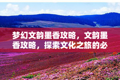梦幻文韵墨香攻略，文韵墨香攻略，探索文化之旅的必备指南
