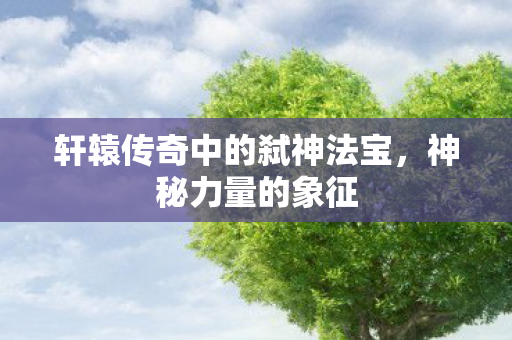 轩辕传奇中的弑神法宝，神秘力量的象征