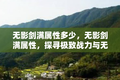 无影剑满属性多少，无影剑满属性，探寻极致战力与无限可能