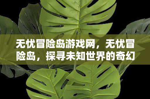 无忧冒险岛游戏网，无忧冒险岛，探寻未知世界的奇幻之旅