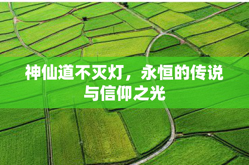 神仙道不灭灯，永恒的传说与信仰之光