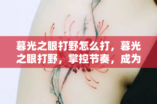 暮光之眼打野怎么打，暮光之眼打野，掌控节奏，成为野区霸主