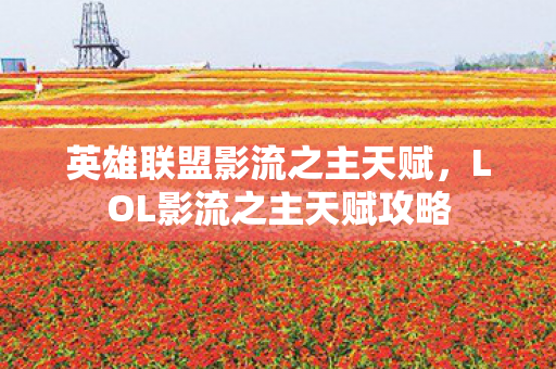 英雄联盟影流之主天赋，LOL影流之主天赋攻略