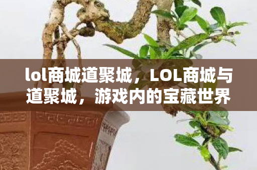 lol商城道聚城，LOL商城与道聚城，游戏内的宝藏世界