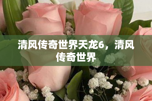 清风传奇世界天龙6，清风传奇世界