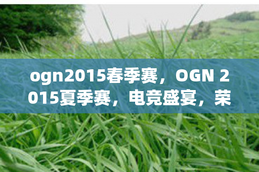 ogn2015春季赛，OGN 2015夏季赛，电竞盛宴，荣耀之战
