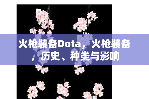 火枪装备Dota，火枪装备，历史、种类与影响