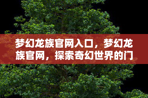 梦幻龙族官网入口，梦幻龙族官网，探索奇幻世界的门户