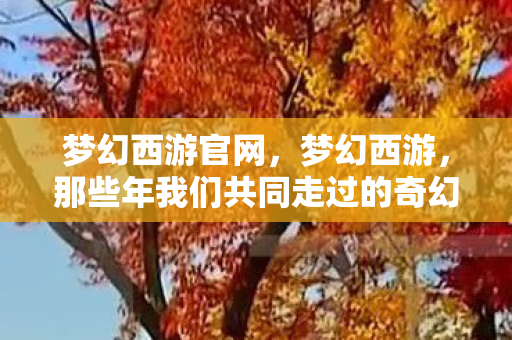 梦幻西游官网，梦幻西游，那些年我们共同走过的奇幻世界