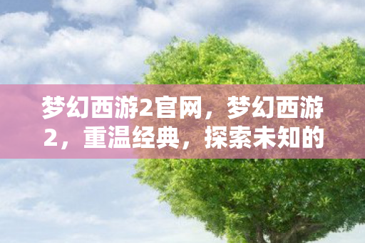 梦幻西游2官网，梦幻西游2，重温经典，探索未知的新世界