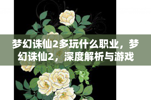 梦幻诛仙2多玩什么职业，梦幻诛仙2，深度解析与游戏攻略