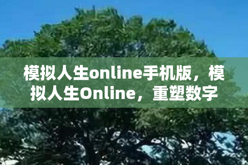 模拟人生online手机版，模拟人生Online，重塑数字生活的无限可能