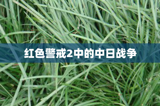 红色警戒2中的中日战争