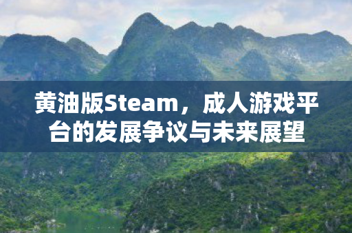 黄油版Steam，成人游戏平台的发展争议与未来展望