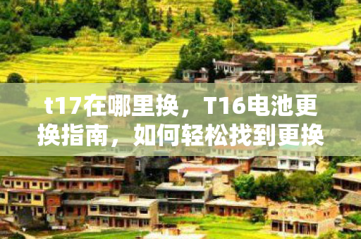 t17在哪里换，T16电池更换指南，如何轻松找到更换位置？