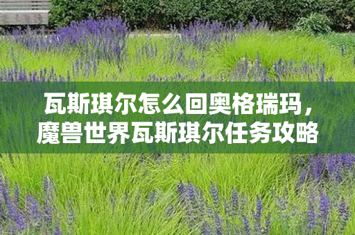 瓦斯琪尔怎么回奥格瑞玛，魔兽世界瓦斯琪尔任务攻略，如何返回奥格