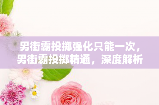男街霸投掷强化只能一次，男街霸投掷精通，深度解析技能魅力与实战运用