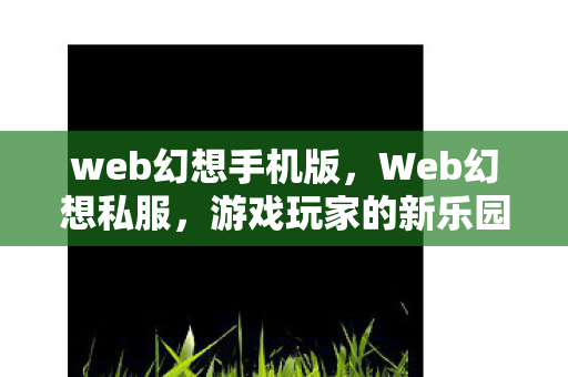 web幻想手机版，Web幻想私服，游戏玩家的新乐园