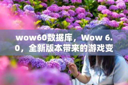 wow60数据库，Wow 6.0，全新版本带来的游戏变革与体验升级