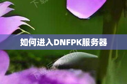如何进入DNFPK服务器 如何进入DNFPK服务器