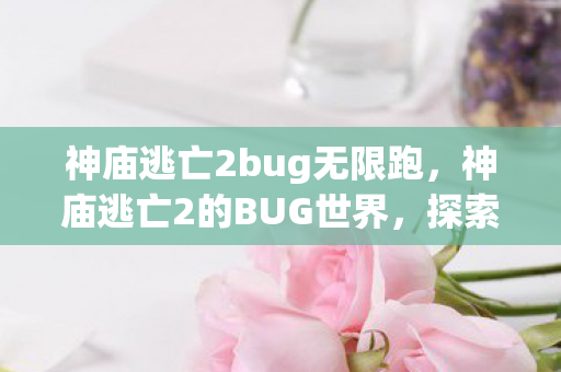 神庙逃亡2bug无限跑，神庙逃亡2的BUG世界，探索与困扰