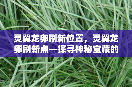 灵翼龙卵刷新位置，灵翼龙卵刷新点—探寻神秘宝藏的指南