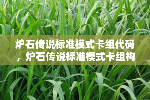 炉石传说标准模式卡组代码，炉石传说标准模式卡组构建指南，打造无敌组合，称霸竞技场！