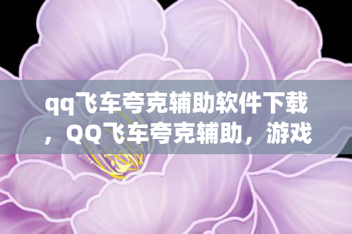 qq飞车夸克辅助软件下载，QQ飞车夸克辅助，游戏利器助你飞速驰骋赛道