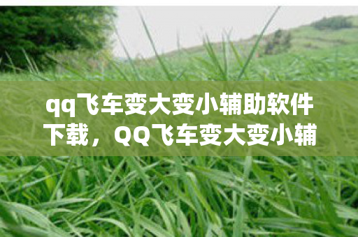 qq飞车变大变小辅助软件下载，QQ飞车变大变小辅助，游戏技巧与体验分享