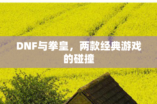 DNF与拳皇，两款经典游戏的碰撞