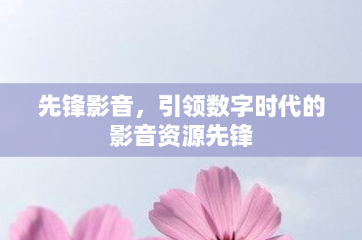先锋影音，引领数字时代的影音资源先锋