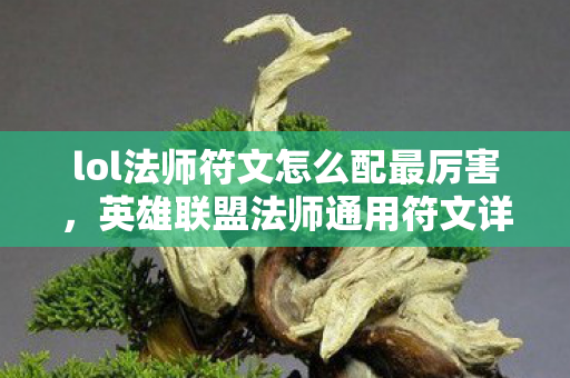 lol法师符文怎么配最厉害，英雄联盟法师通用符文详解